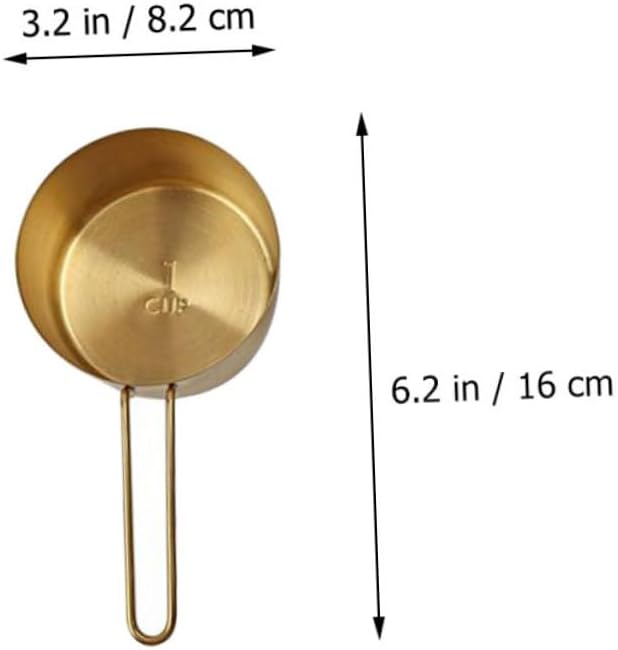 OUNONA 1 Set Measuring Cups Spoons Set Professional Kitchen Tool for Baking Cooking Convenient Measuring Spoon Tablespoon with Engraved Capacity for Easy Reading