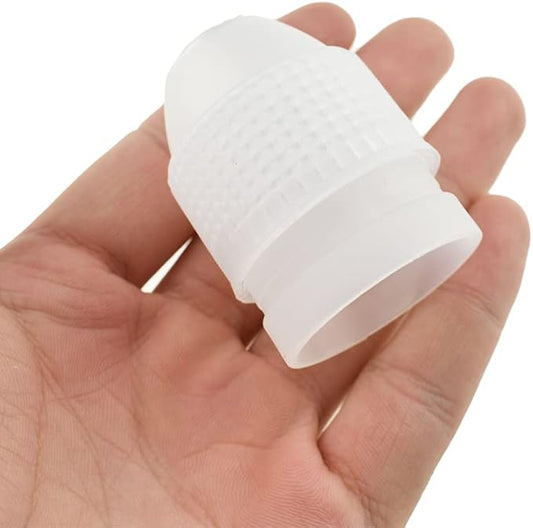 HAHIYO Plastic Couplers of Medium Size Easy to Twist For Cake Decorating Piping Tip Coupler for Icing Nozzles (6 Pieces)