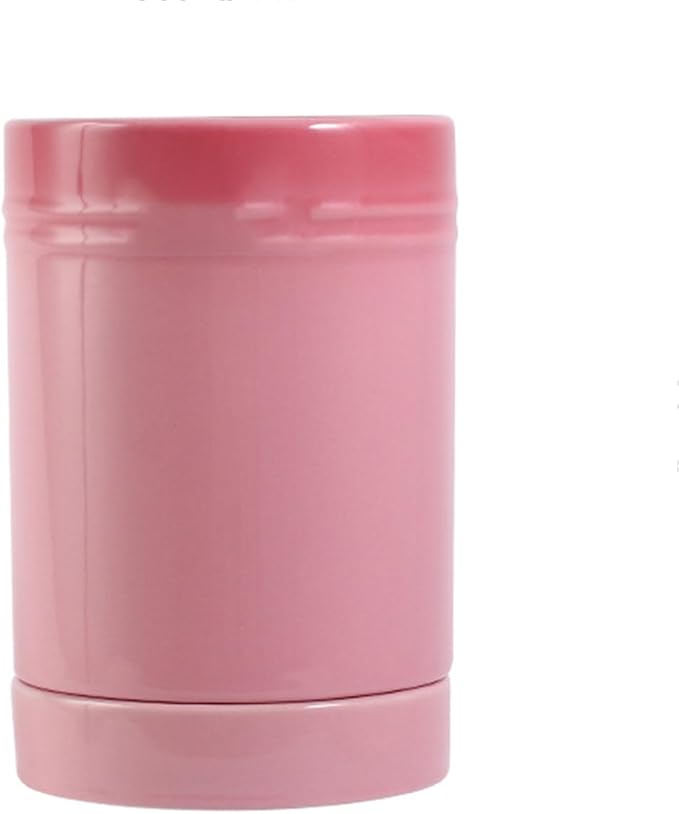 LAYUON Utensil Holder,Ceramic Utensil Crock with Cooking Tool Organizer Crock for Spoons, Spatulas, Tongs for Kitchen Decor ousewarming Gift, ,Pink