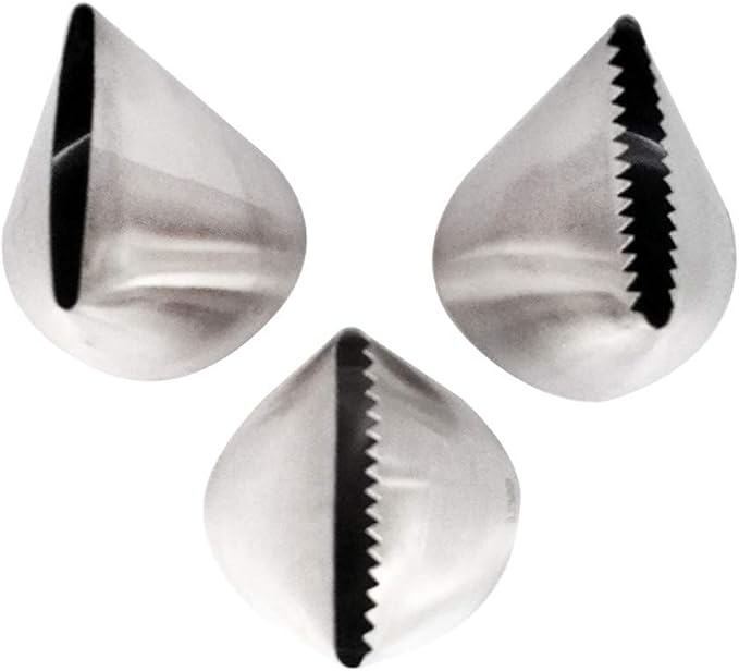 Piping Tips For Cake Decorating, Stainless Steel Icing Piping Nozzles For Pastry Fondant Decorating Tools (C)