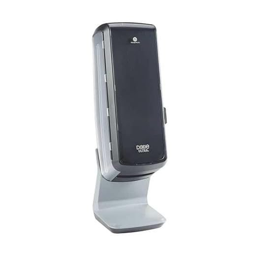Dixie Ultra Tower Interfold Napkin Dispenser by GP PRO (Georgia-Pacific), Black, 54550A, Holds 1,000 Napkins, 8.800" L x 9.300" W x 27.600" H