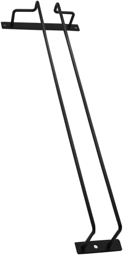 Hoshen Single Slot Inverted Goblet Holder, Wine Glass Holder with Screws, Simple Hanging Glass Holder for Home Bar Cabinet, 15.7"/40CM