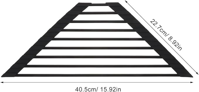 Ciieeo Stainless Steel Sink Corner Drying Rack with Strong Support and Fast Draining Triangular Kitchen Sponge Holder for Utensils and Kitchen Tools