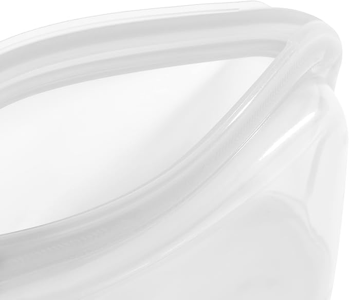 Cuisipro Reusable Stand-up Silicone Bag, 44oz, 8.5 x 6.1inch, Clear