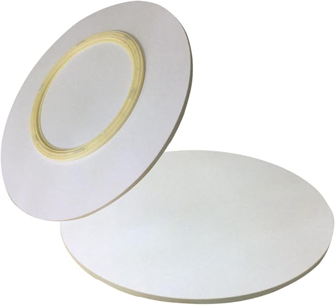 Large Wooden Turntable 360° Rotating Lazy Susan Round 50cm-100cm, Sturdy And Smooth Running, Round Rotating Serving Plate/Swivel Tray, For Passing Things Around The Dinner Table (Color : White-A, Si