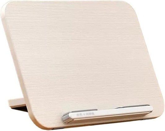 Book Stand Book Holder Tray Desktop Reading Bracket Simple Book Holder Multi-Functional Wooden Bookstand Bookshelf Cookbook Stand for Kitchen (Size : S)