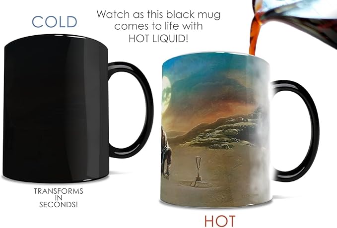 Morphing Mugs Star Wars – Obi-Wan Kenobi – Returning to His Past – One 11 oz Color Changing Ceramic Mug – Image Revealed When HOT Liquid Is Added! MMUG1537