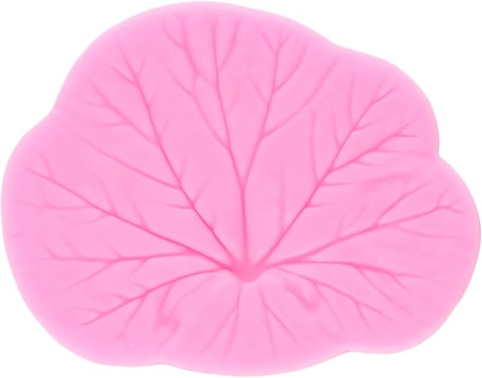 ZiXiang Gumpaste Leaf Silicone Veining Mold Fondant Leaf Veining Mold Gum Paste Leaves Mold For Sugar Leaf Cake Decorating Cupcake Topper Polymer Clay Candy Chocolate Gum Paste Set Of 6