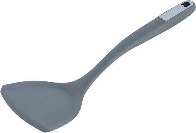 Met Lux Kitchen Utensil Sets, 10 Silicone Utensil Sets- 6 Pieces Per Set, High-Heat Tolerance, Dark Gray Silicone Kitchen Utensils, For No-Stick Cookware - Restaurantware