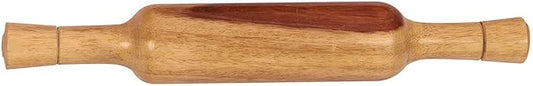 Wooden Rolling Pin Mango Wood | Natural Belan for Chapati & Roti | Traditional Indian Dough Rolling Kitchen Tool for Home Cooking