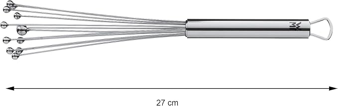 WMF Profi Plus Whisk - 27 cm, Stainless Steel Balls, Cromargan Stainless Steel, Partially Matte