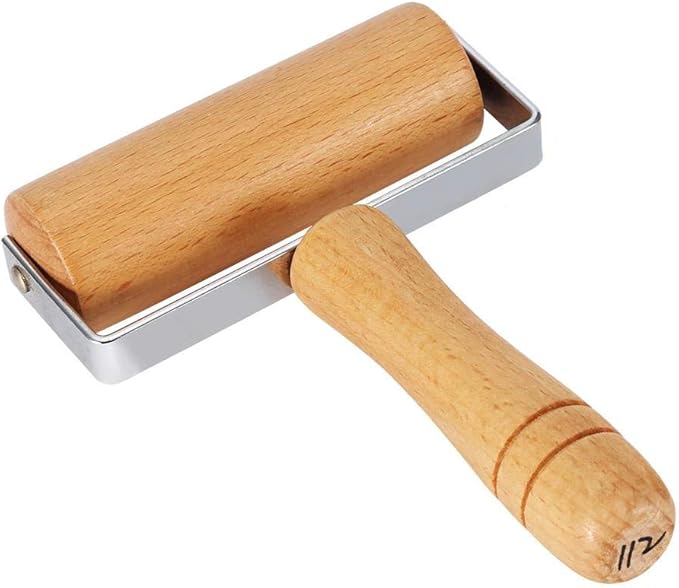 T Shape Pastry Roller, Fondant Bakery for Kitchen Pin Pastry Tool Dough Roller Wooden Multifunction Cookie Pizza Rolling Pin Pasta Hand Chapati(4)