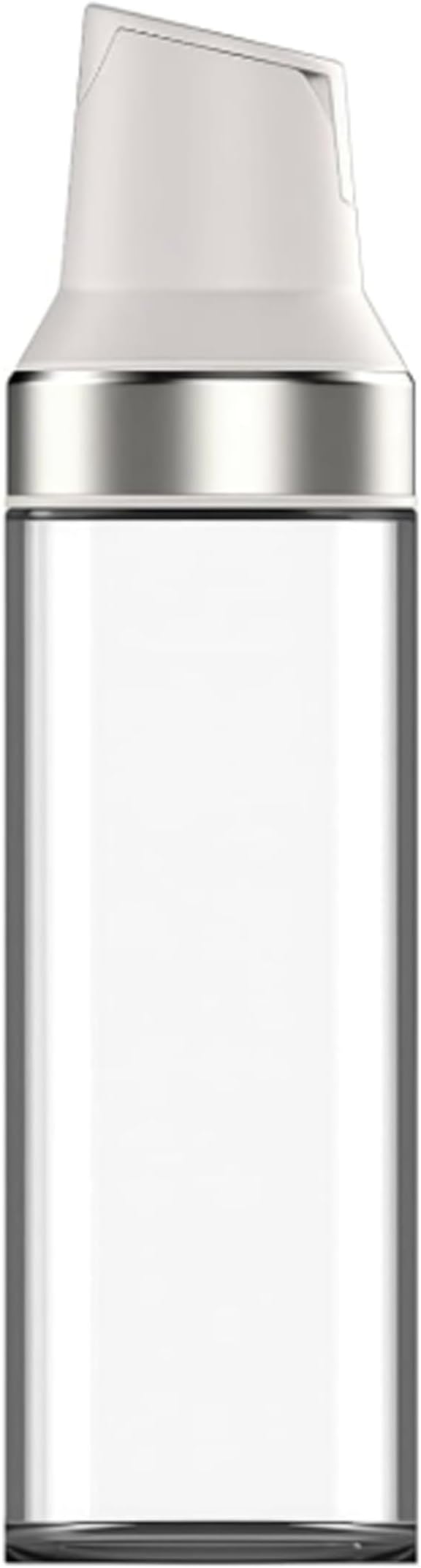 Glass Sugar Dispenser with Pour Spout Leak-Proof Shaker for Coffee & Kitchen, Labeled Sugar/Creamer Container for Beverages, Baking & Organizing (WHITE)