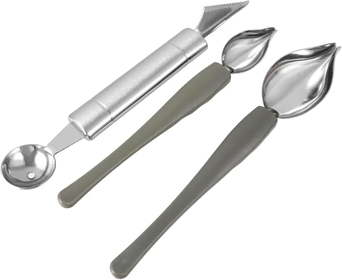 Garneck 9pcs Decorating Spoons for Cake Baking Coffee Art and Sauce Plating Includes and Culinary Painting Tools for Creative Desserts and Fruit Decoration