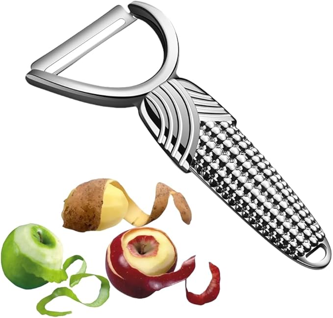 Swivel Vegetable Peeler is Sharp, Comfortable to Hold, and Makes Prepping Fruits and Veggies Quick and Effortless
