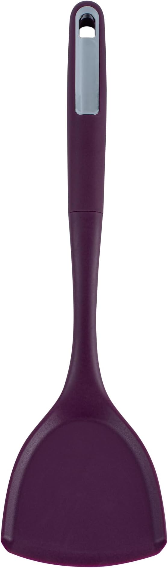 Restaurantware Silicone Utensil Set Pack of 1 Non-Slip Handle 6-Piece Kitchen Tool Set, Heat-Resistant Dishwasher-Friendly Cooking Accessories, Durable Purple Cooking Utensils
