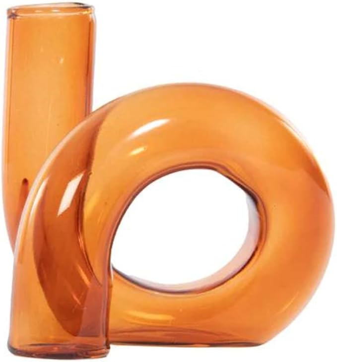 Swirl Saffron Candle Holder by Alice Lane Home Collection