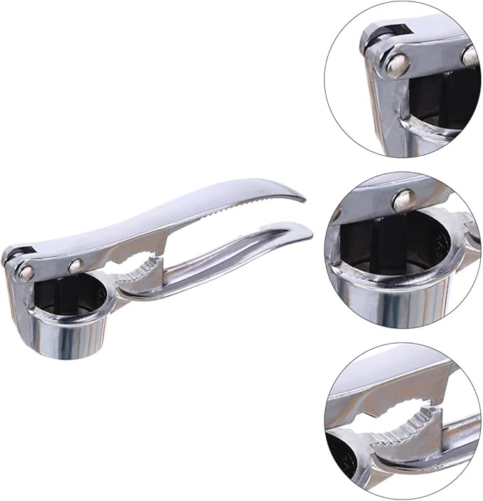 BESTYASH Manual Garlic Press and Crusher Extra Large Stainless Steel Garlic Mincer Kitchen Ginger Squeezer for Home Cooking and Food Preparation