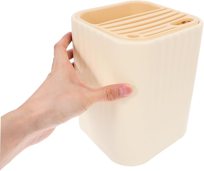 SHOWERORO Rotatable Kitchen Utensil Holder with Capacity Multi-purpose Storage for Cutlery Chopsticks and Spoons Easy to Clean and Organize Your Kitchen Essentials