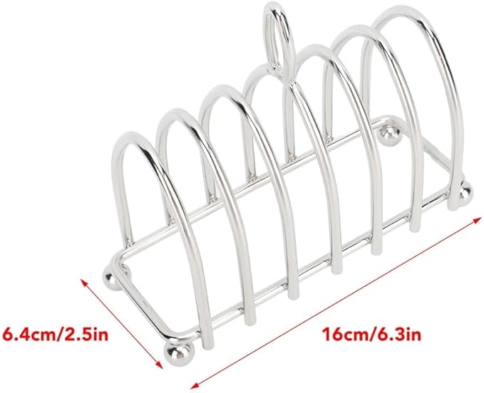 Stainless Steel Bread Rack - Durable Bread Holder for Kitchen Countertop, Vintage Design Baking Cooling Rack, Easy Clean(Style 3)