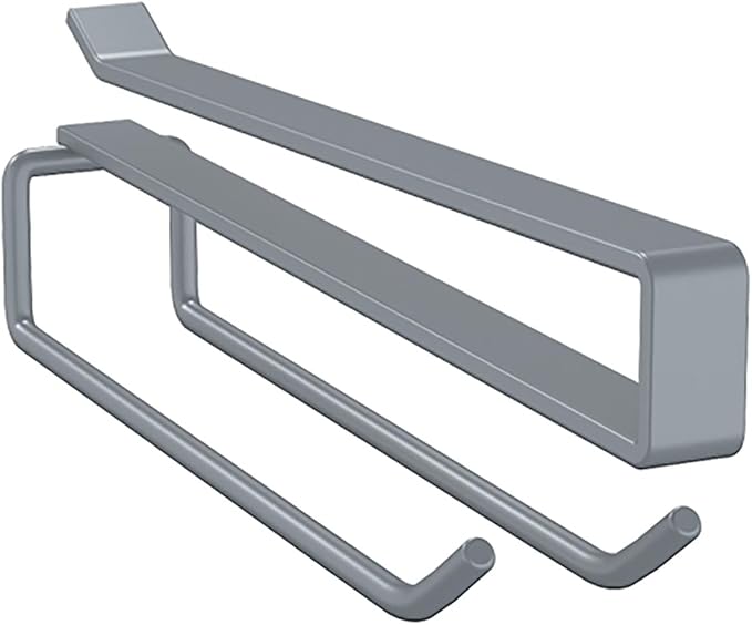 Wine Glass Holder, Hanging Wine Glass Rack Under Cabinet, No Drilling Wine Glass Storage Organizer, Wine Glasses Rack Organizer, for Kitchen Bar Restaurant(Silver)