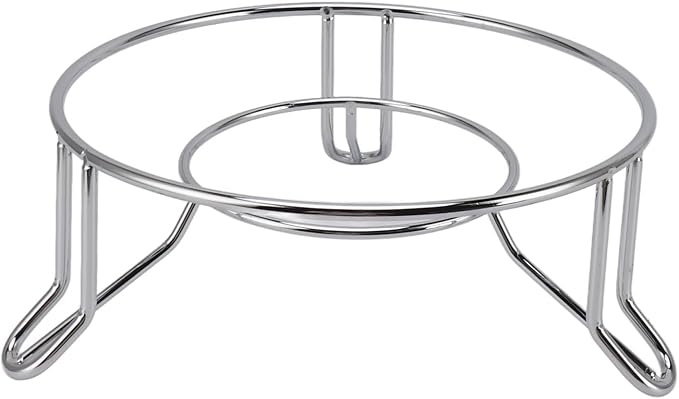 Round Steamer Rack Versatile Bread Cooling, Metal Trivets Stainless Steel Pot Holders Steamer Pan Wire Rack for Baking Canning Cooking