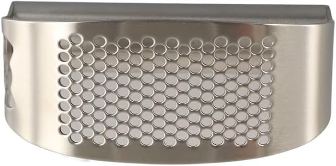 Stainless Steel Garlic Press,2PCS Manual Garlic Chopper,Rocker Garlic Chopper,Handle Garlic Crusher,Built-in Bottle Opener Garlic Mincer