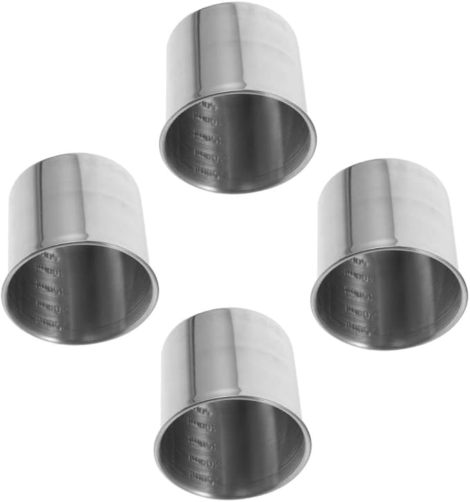 Healifty 4pcs Multipurpose Measuring Cup with Graduations Convenient Kitchen Tool for Precise Food Measurement and Organization