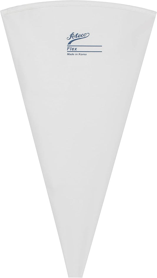 Ateco Flex Decorating Bag, Coated Nylon, 16-Inch, Reusable Baking Supply, White