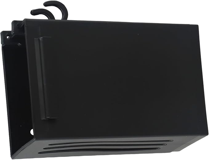 Wall Mounted Utensil Holder with Drip Tray, Kitchen Cutlery Drying Rack and Storage Box for Spoon Fork Brush Sponge, ABS Plastic Sink Side(Black)