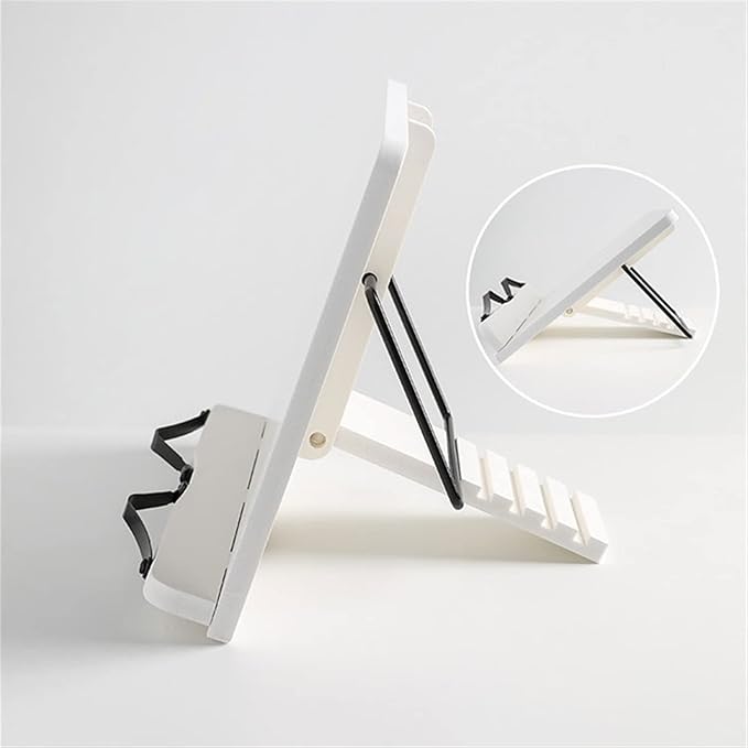 Book Stand Book Holder Tray Multi-Functional Reading Rack Desktop Simple Bookstand Practical Book Holder Wooden Book Clip Cookbook Stand for Kitchen (Size : S)