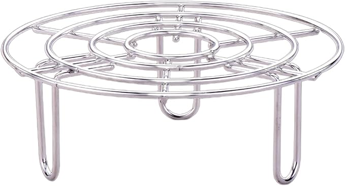 Stainless Steel Circle Roasting Rack 6.3/7.8/9.5/11in Insert Kitchen Cookware Heavy Duty 6.3/7.8/9.5/11in Cooling Racks For Baking Cooking Round