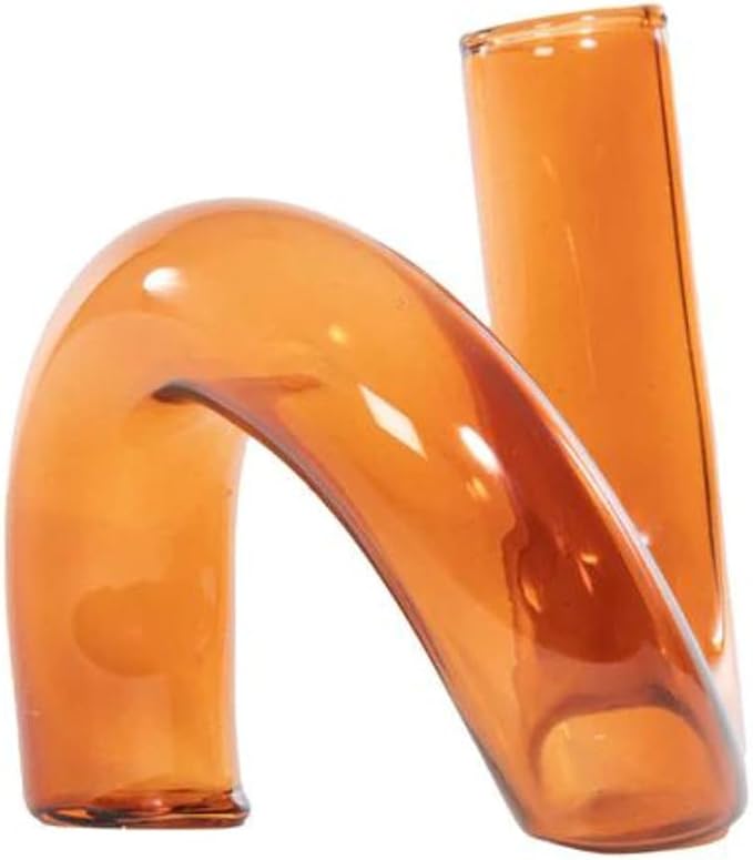 Swirl Saffron Candle Holder by Alice Lane Home Collection