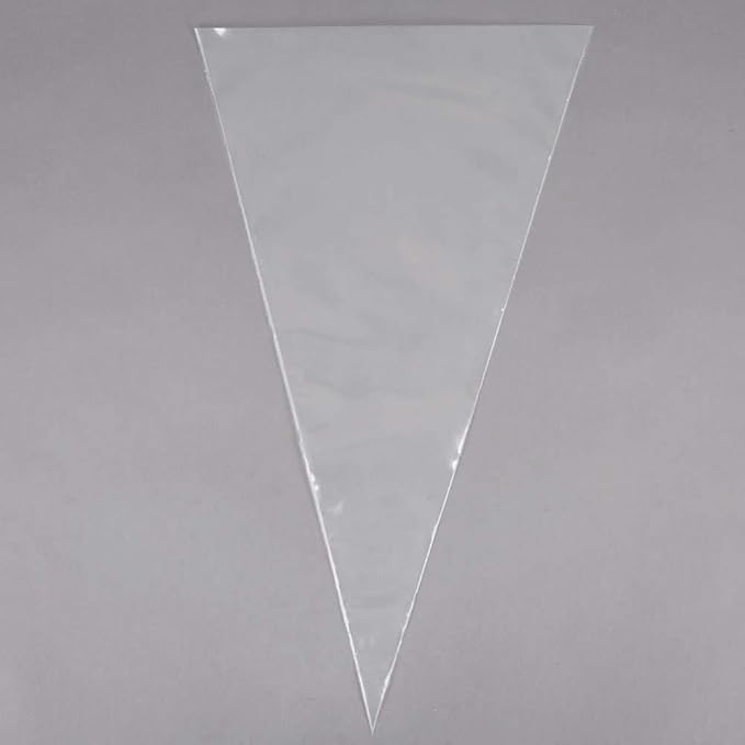 Ateco Soft Disposable Decorating Bags, 12-Inch, Pack of 10, Made in USA, Clear