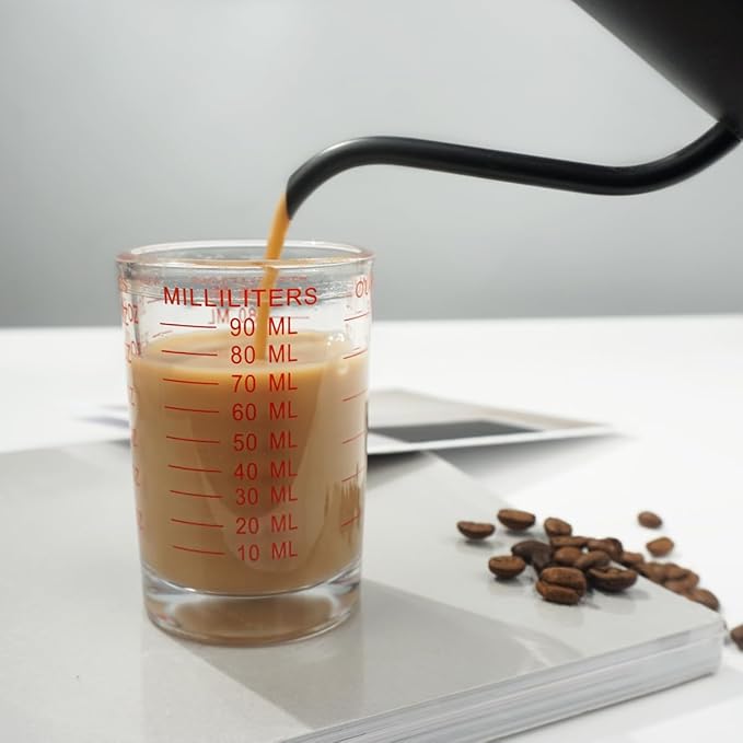 90ML Shot Glass Measuring Cup Espresso Shot Glass with Measurement (oz/ml) (1)
