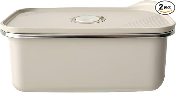 Mini Airtight Food Containers with Lids, Stainless Steel Bento Box, Microwave/Oven/Dishwasher Safe