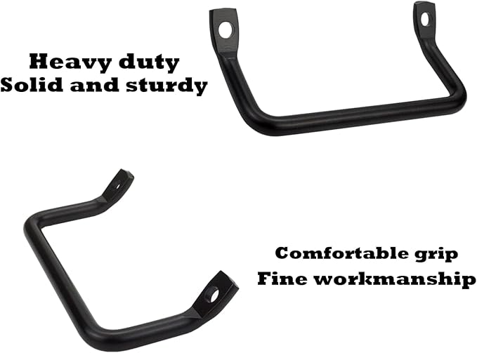 4 Pcs Side Fixing Handle for Trays, Serving Tray Handles Hardware, Cutting Board Cabinet Hardware Handle Pull for Kitchen(with 8 Screws)