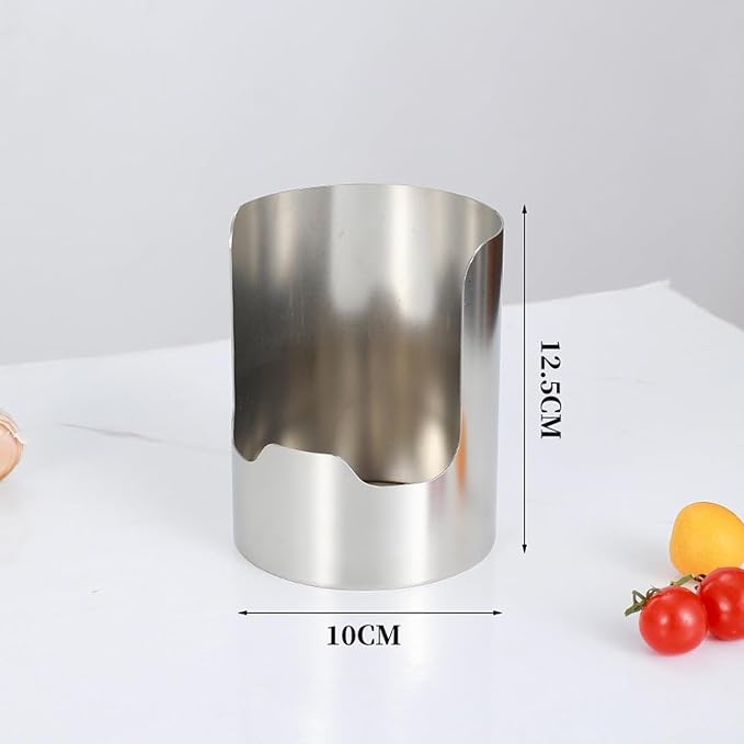 Multi-Functional Kitchen Utensil Holder, Stainless Steel Countertop Organizer for Pot Lids, Ladles, Spatulas, Cutting Boards, Space-Saving Vertical Tool Rack for Cooking Utensils (1PC)