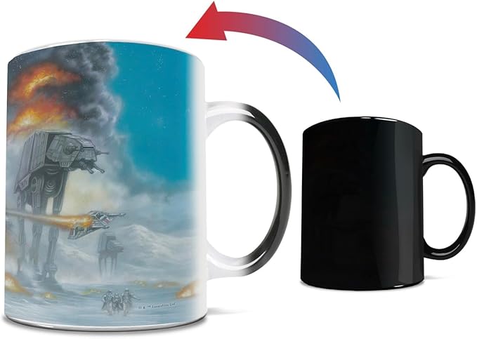 Morphing Mugs Thomas Kinkade Studios – Star Wars – Last Holdout – 11 oz Heat Sensitive Mug – Ceramic Color Changing Coffee Tea Mug – Officially Licensed Collectible MMUG1778