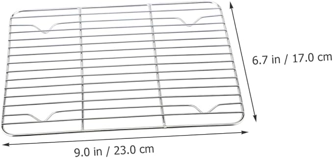 Stainless Steel Cooling Rack for Baking and Cooking Rack for Air Fryer and High Pressure Cooker Wire Rack Design for Even Steaming and Easy Cleaning