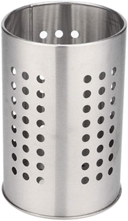 Kitchen Utensil Holder Stainless Steel Round Hole Cooking Tools Holder for Kitchen Home and Office