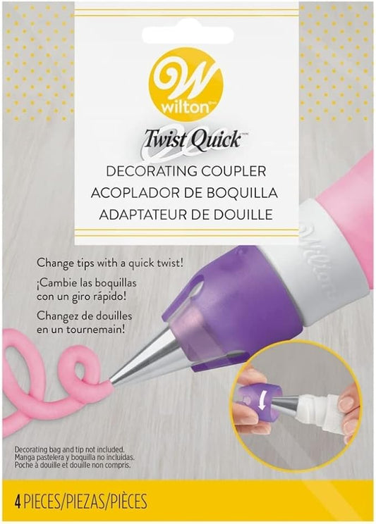 Wilton Twist Quick Decorating Coupler, 4-Pieces