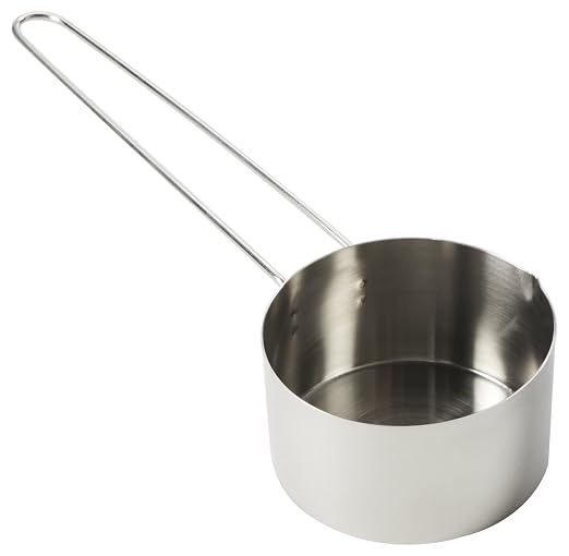 American Metalcraft Stainless Steel Measuring Cup Set, 1-Cup and 3/4-Cup Capacities