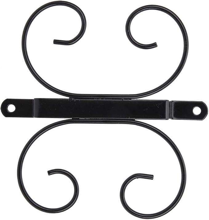 Gavigain 7 Inch Black Wine Glass Rack Under Counter Wine Glass Rack Metal Stemware Rack Hanger Wine Glass Holder for Kitchen Storage Black