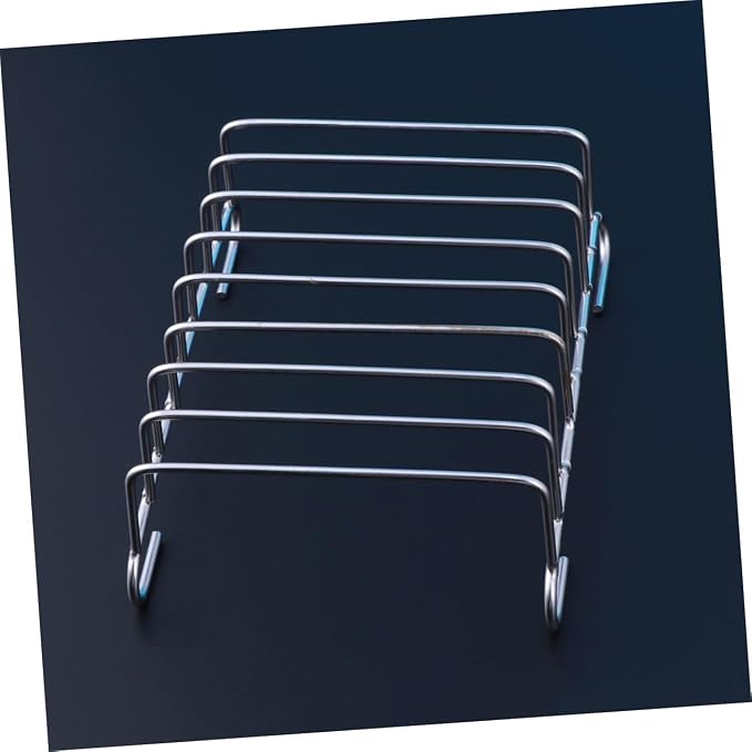 PRETYZOOM Stainless Steel Bread Rack Cooling Grid Versatile Baking Shelf for Cookies Biscuits and Pies Food Holder for Home and Camping Use Non-stick Design