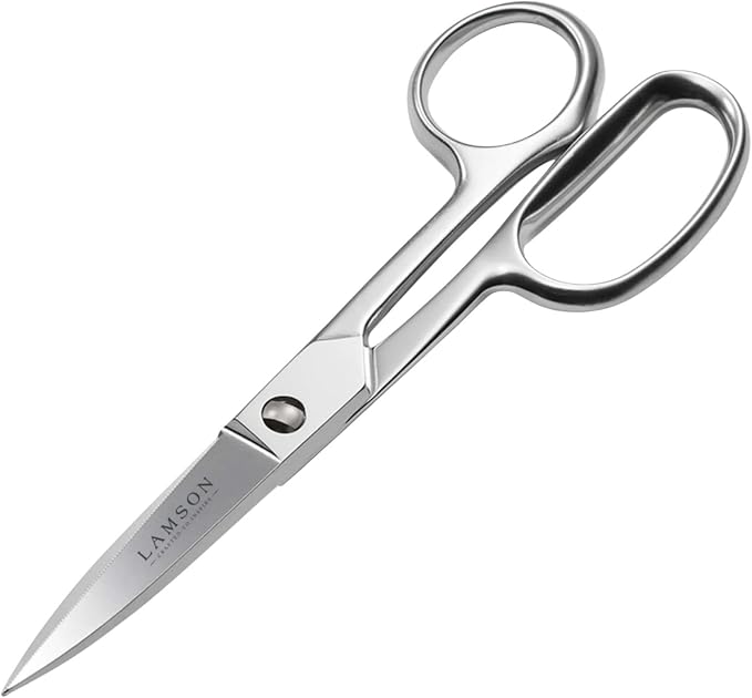 Lamson Forged Take-Apart Kitchen Shears – 8" High-Carbon Stainless Steel Kitchen Scissors | Dishwasher Safe, Made in USA, Poultry and Herb Shears