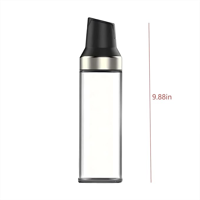 Glass Sugar Dispenser with Pour Spout Leak-Proof Shaker for Coffee & Kitchen, Labeled Sugar/Creamer Container for Beverages, Baking & Organizing