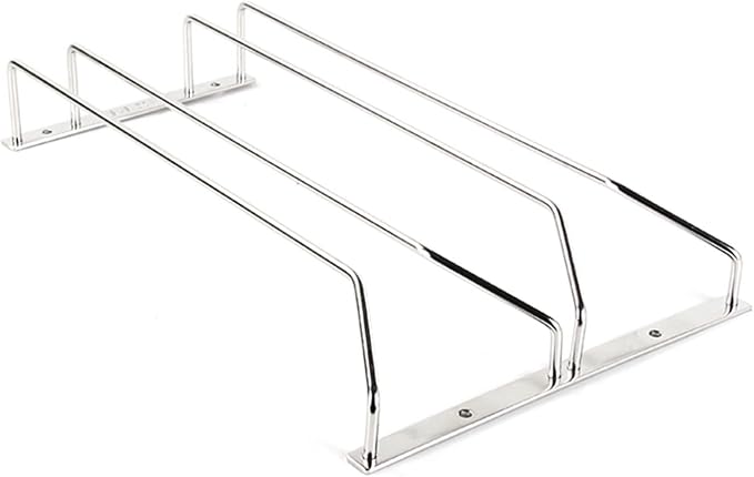 V3VOGUE Wine Glass Rack 11/20/24inch Under Cabinet Wine Glass Holder, Stainless Steel Hanging Stemware Holder, Stemware Storage Drying Rack with Screws, Wall Mounted Hanging Rack Shelf