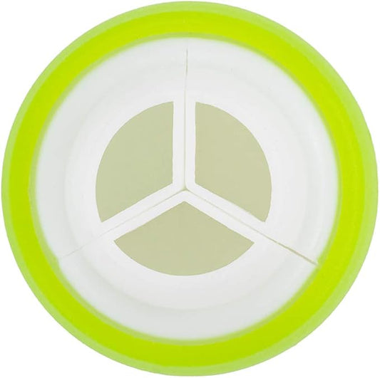 Restaurantware Pastry Tek Tri-Color Coupler 1 Durable Russian Tips - Dishwashable For Decorating Desserts White Plastic 3-Color Coupler