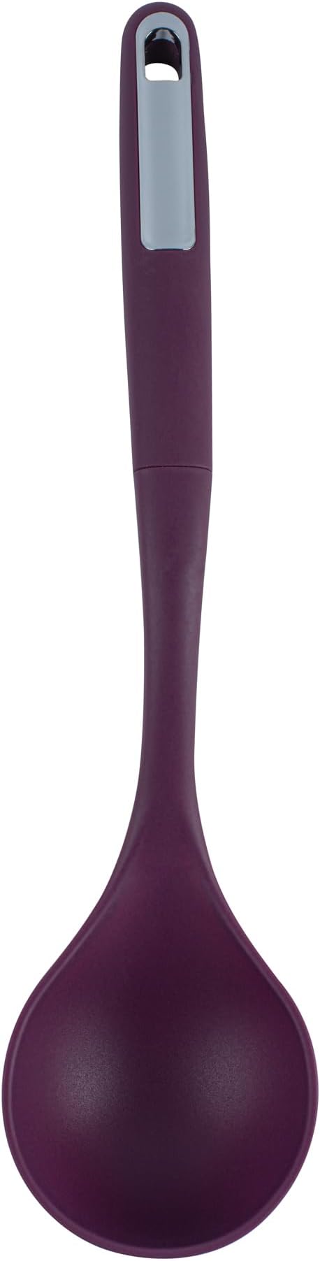 Restaurantware Silicone Utensil Set Pack of 1 Non-Slip Handle 6-Piece Kitchen Tool Set, Heat-Resistant Dishwasher-Friendly Cooking Accessories, Durable Purple Cooking Utensils